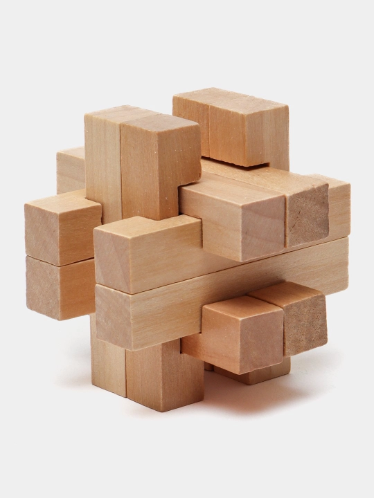 Подарочный набор деревяных головоломок для детей и взрослых, 30 головоломок в наборе