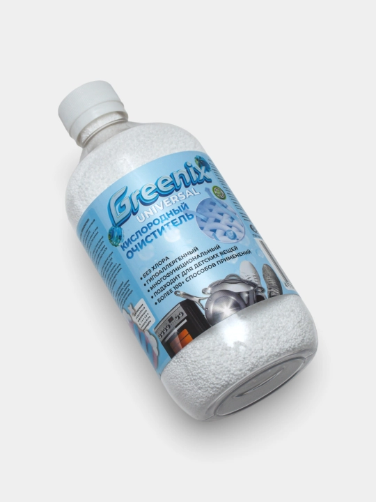 Universal kislorodli tozalovchi, oqartiruvchi, dog' ketqazuvchi, GREENIX 400 gr