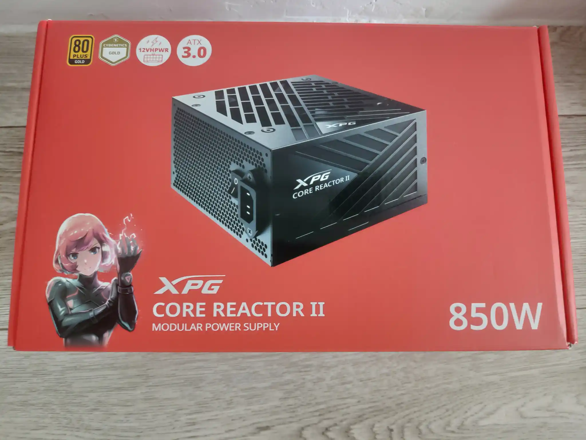 Quvvat bloki XPG CORE SHIFT II SE 750/850/1000W 80 Plus GOLD to'liq modulli