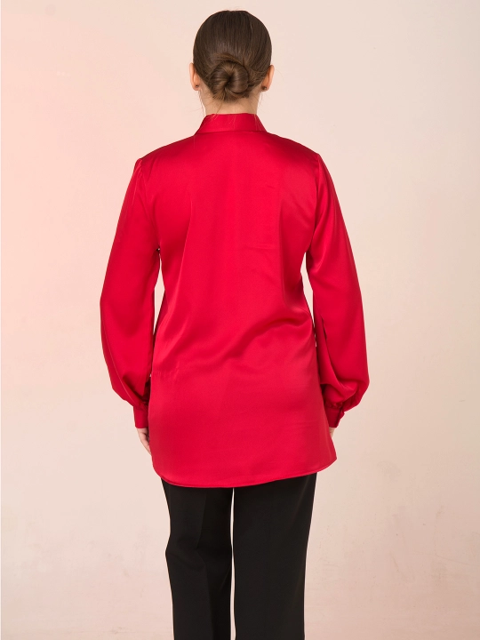 Женская рубашка, c цветочным декором, больших размеров, DEGO, 46-M, 58-5XL