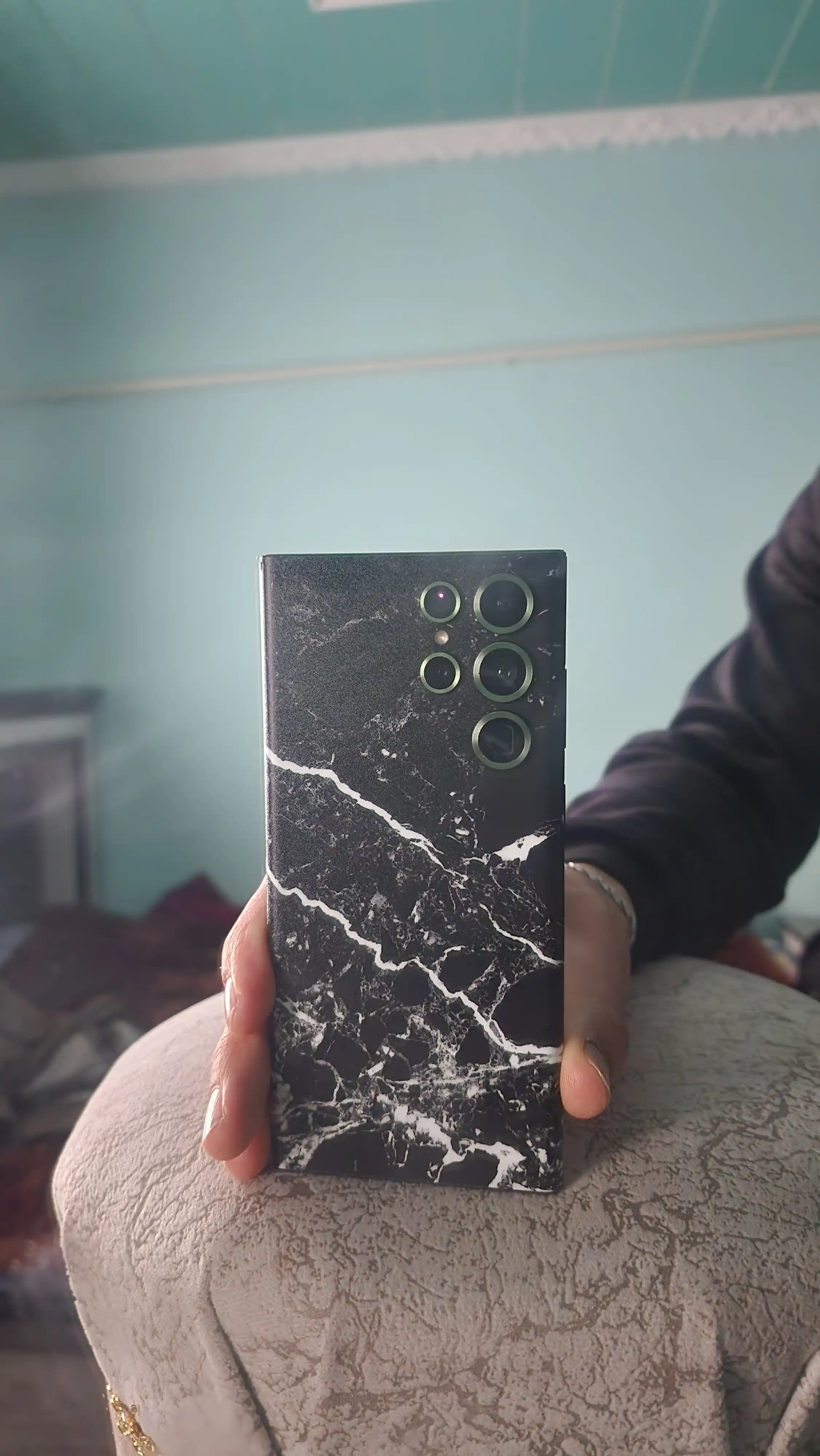 Гидрогелиевая bronoskins бронеплёнка, на заднюю часть смартфона "Samsung" S22, S23, S22 Ultra
