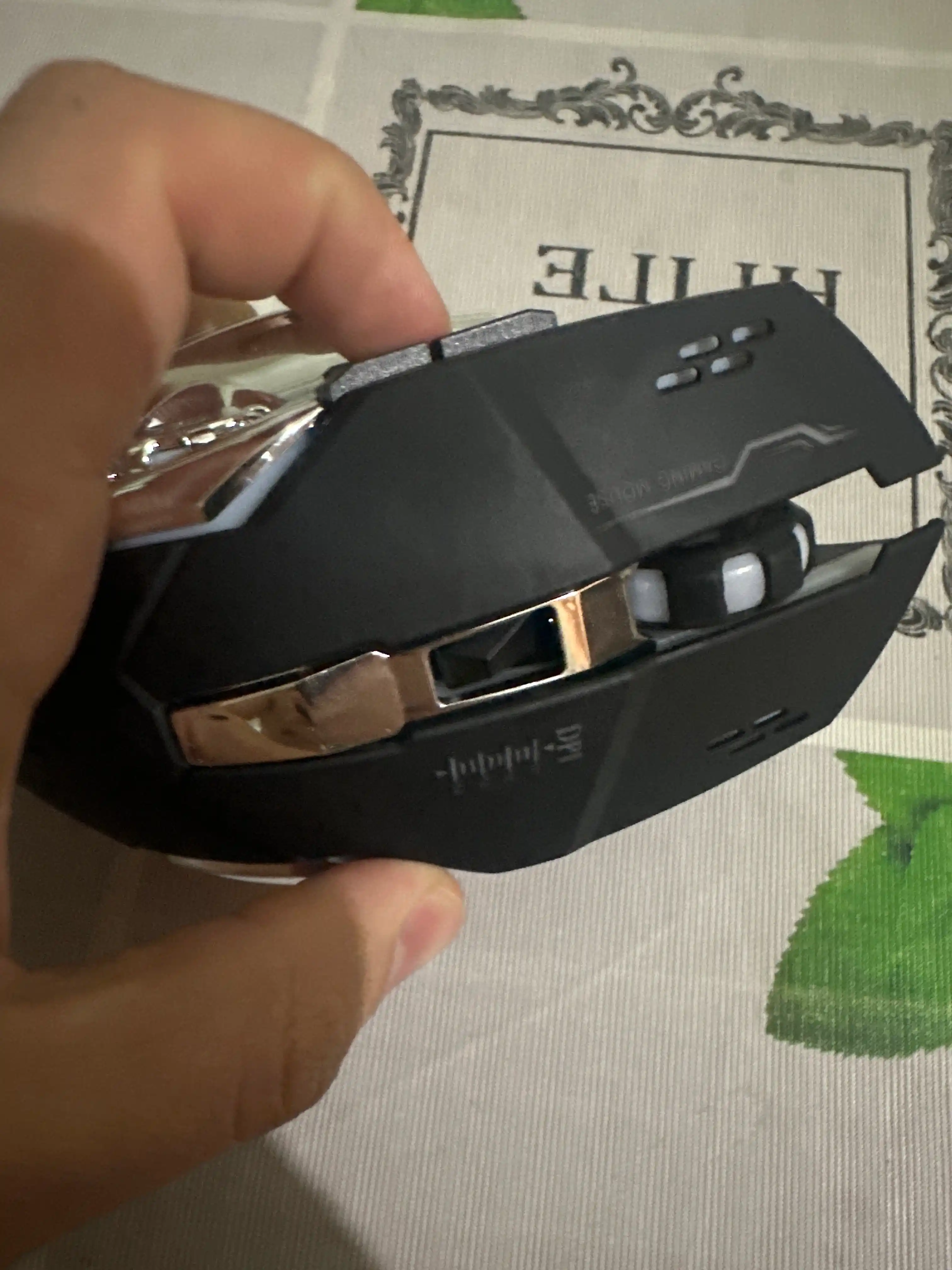 Беспроводная мышь, подходящая для игр и офиса, 3200DPI со светодиодом RGB