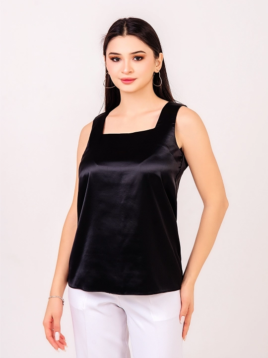 Ayollar uchun ipak mayka, katta o'lchamli, DEGO, 44-S, 62-7XL