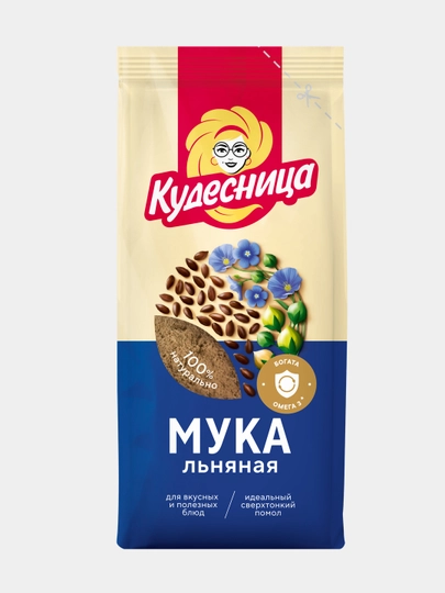 Мука льняная Кудесница, 400 г — NETPRO-P04FF1C