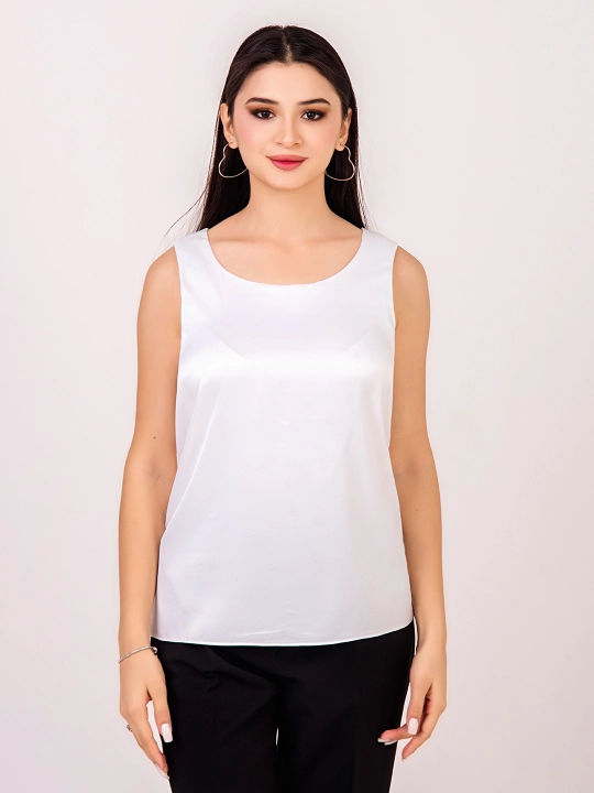 Ayollar uchun ipak mayka, katta o'lchamli, DEGO, 44-S, 62-7XL