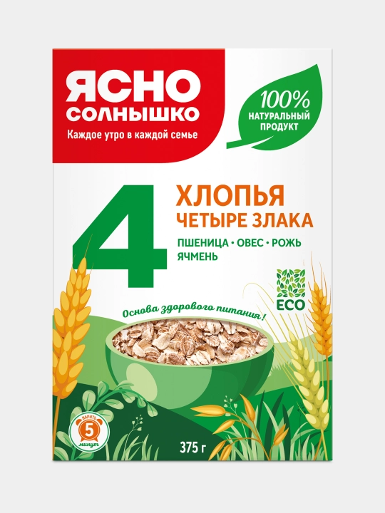 Yormalar Yasnoe Solnse, 4 don, 375 g - 