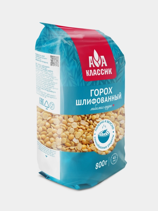 Tekislangan no'xat Agro-Alyans, 800 g