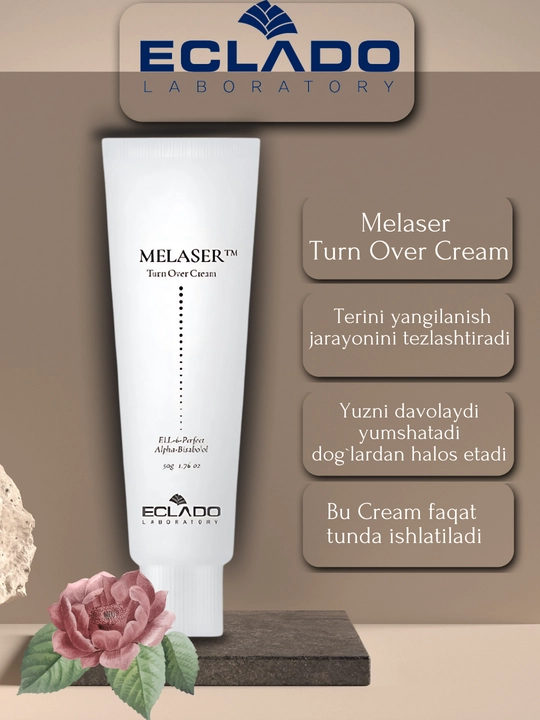 Eclado Melaser Turn Over Cream, ночной крем против пятен, увлажняющий крем для лица - 