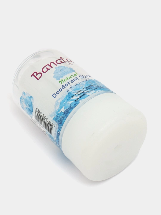 Banafa tabiiy minerallar va achchiq toshli dezodarant stik, 70 gr