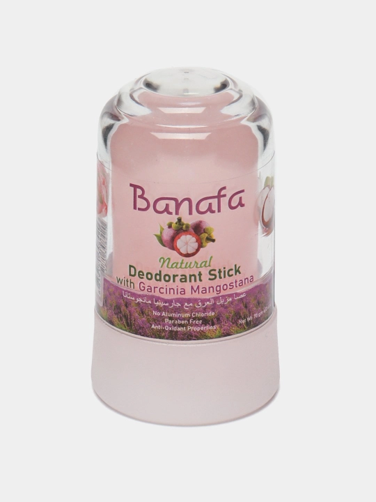 Banafa tabiiy minerallar va achchiq toshli dezodarant stik, 70 gr - 