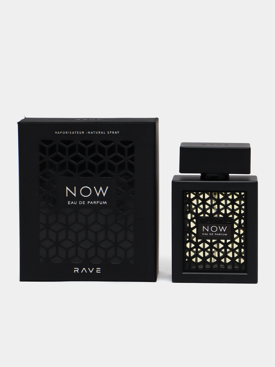 Parfyumlangan suv Rave Now by Lattafa, erkaklar va ayollar uchun, qora va oq, 100 ml