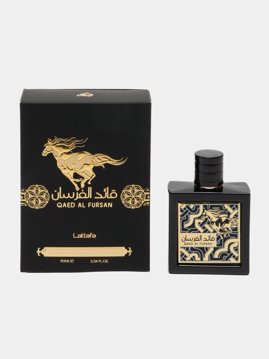 Erkaklar uchun parfyumlangan suvi Qaed Al Fursan Lattafa, Dubai, 90 ml - 