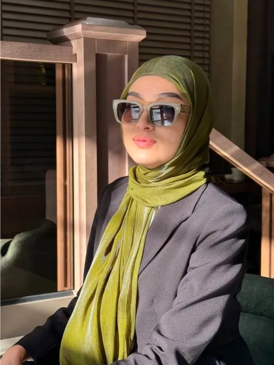 Organza sharf, ayollar ro'moli, hijob, haj va umra uchun mos, o'lchami 175 x 75 sm