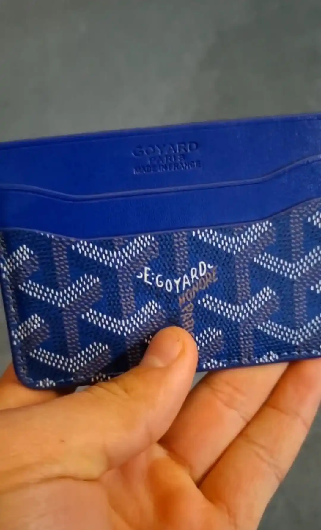 ID pasport, ID karta, plastik karta, tashrif qog‘ozlari uchun Goyard tashrif qog‘ozi-hamyoni