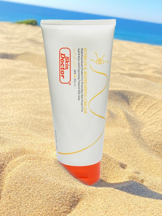 Quyoshdan himoya qiluvchi krem Skin Doctor SPF 80 PA+++ Yuz va Tana uchun, 150 ml