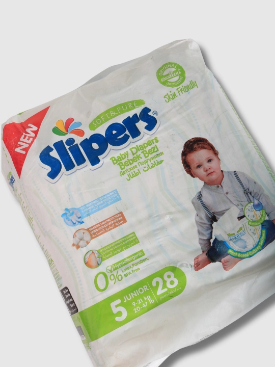 Slipper 5 Junior Подгузники для малышей, 9-21 кг / 11-25 кг