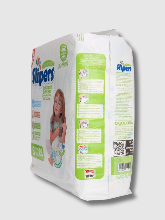 Slipper 5 Junior Подгузники для малышей, 9-21 кг / 11-25 кг