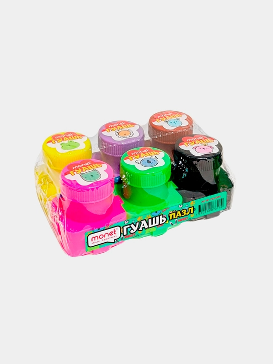 Pazilli va stikerli guash Monet KAWAII  6/8/10 rangda