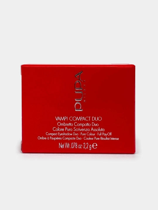 Qovoqlar uchun soyalar, Pupa Vamp Compact Duo Eyeshadow, 2.2 gr