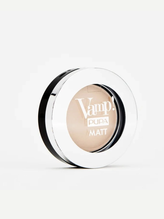 Qovoq uchun mat tenlar Pupa VAMP! MATT EYESHADOW, rangi: 020 Vanilla Cream, 2,5 gr - 