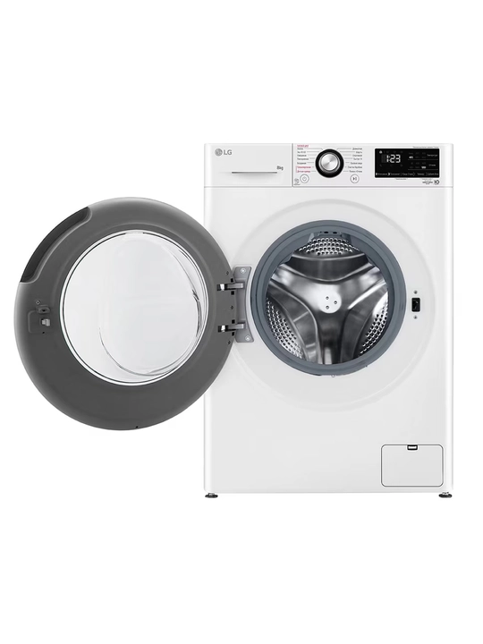 Kir yuvish mashinasi LG F2V3PS6, Inverter, AI DD, 8 kg