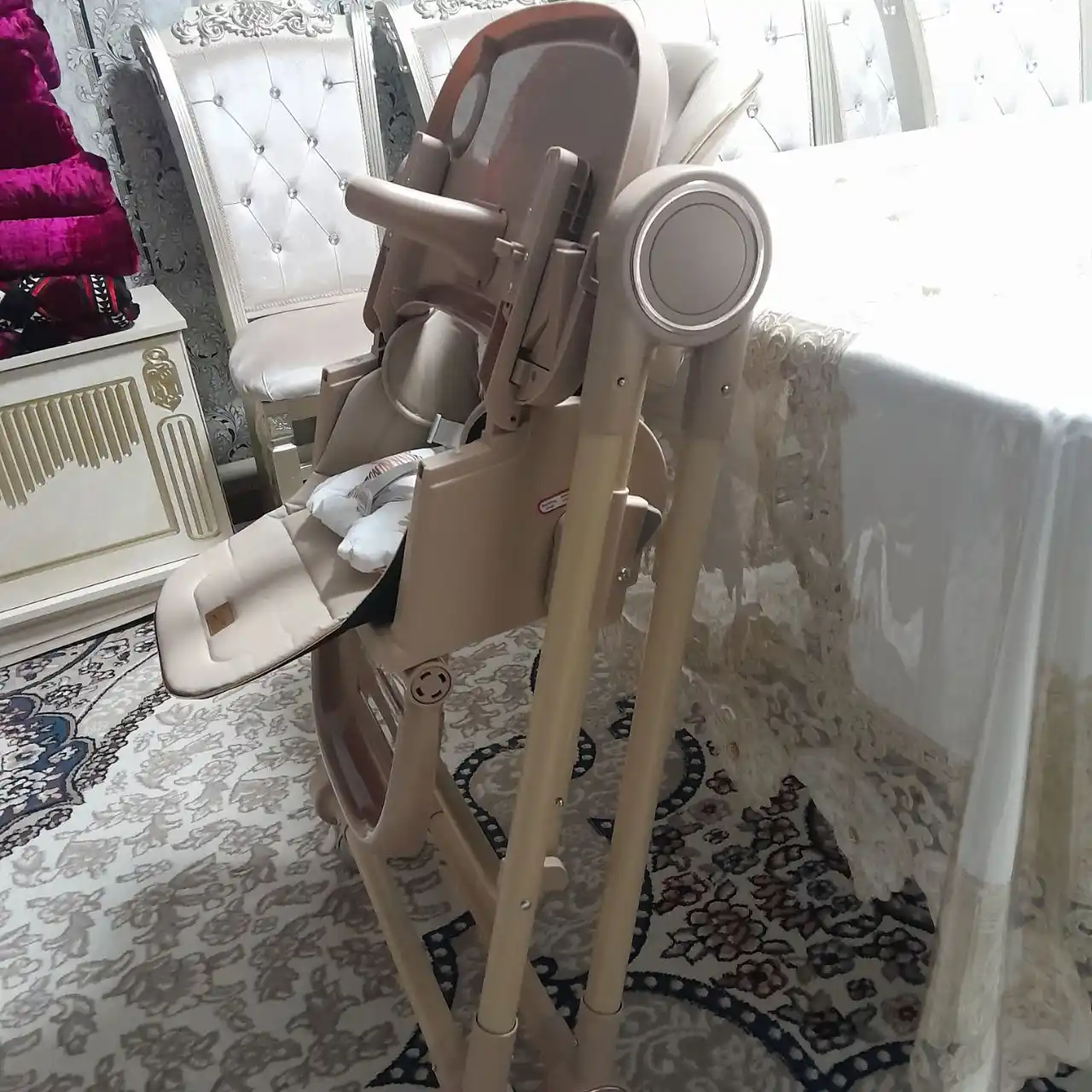 Стульчик для кормления + качели, 2 в 1