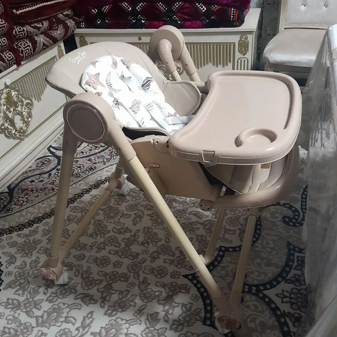 Стульчик для кормления + качели, 2 в 1
