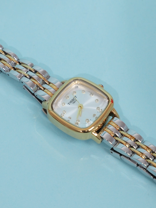Ayollar qo'l soati, avtomatik zastoshkada, metall remishokli - LUNA WATCHES