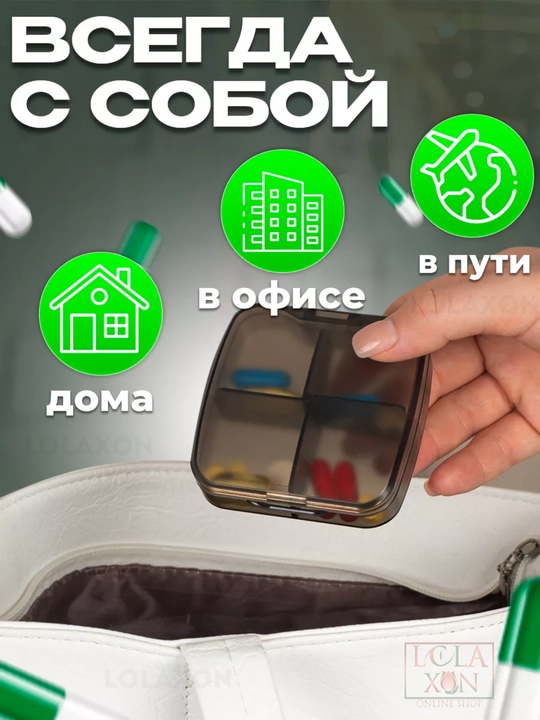 Таблетница, контейнер для лекарств и витаминов