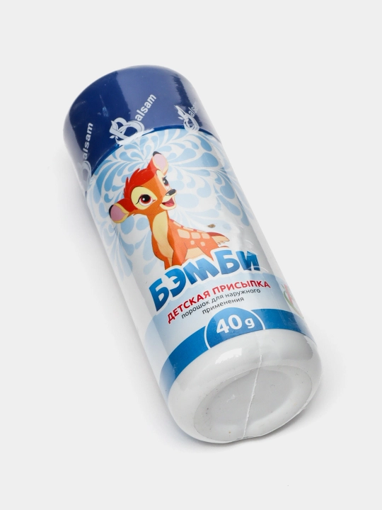 Детская присыпка "БЭМБИ", 100/40 г, с ромашкой, с можжевельником, с лавандой, и с чередой