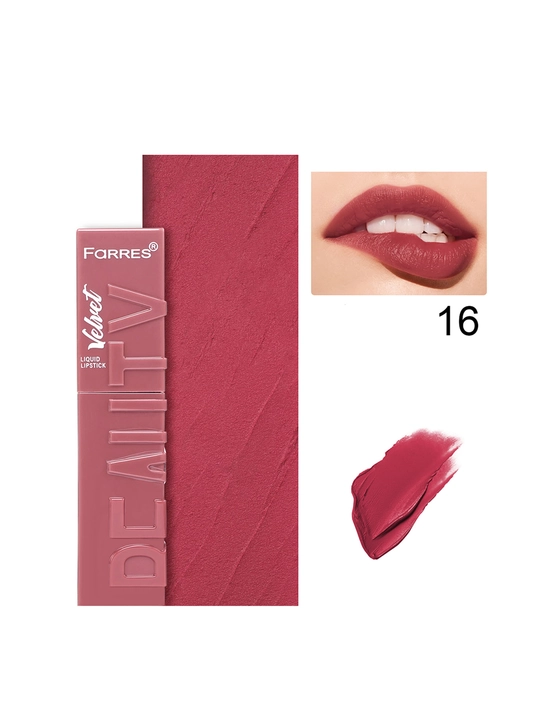 Тинт матовый для губ Velvet, жидкая помада 3 в 1