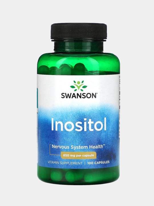Swanson Inositol, 100 kapsula