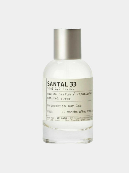 Parfyumlangan suv, erkaklar va ayollar uchun, Santal 33 Le Labo Grasse - Nyu-York, 50 ml