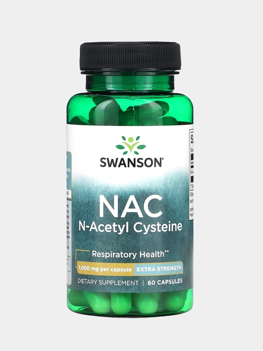 Swanson NAC N-asetilsistein 1000 mg, 60 kapsula