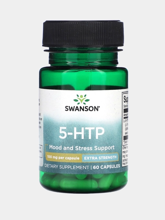 Swanson 5-HTP (5-гидрокситриптофан) 100 мг, 60 капсул