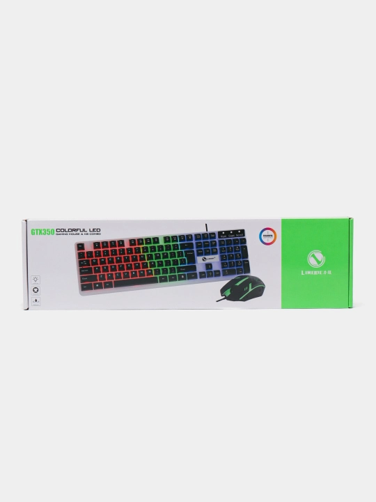 O'yin klaviatura va sichqonchasi T-Wolf TF270,GTX350,TF200 led chiroqli