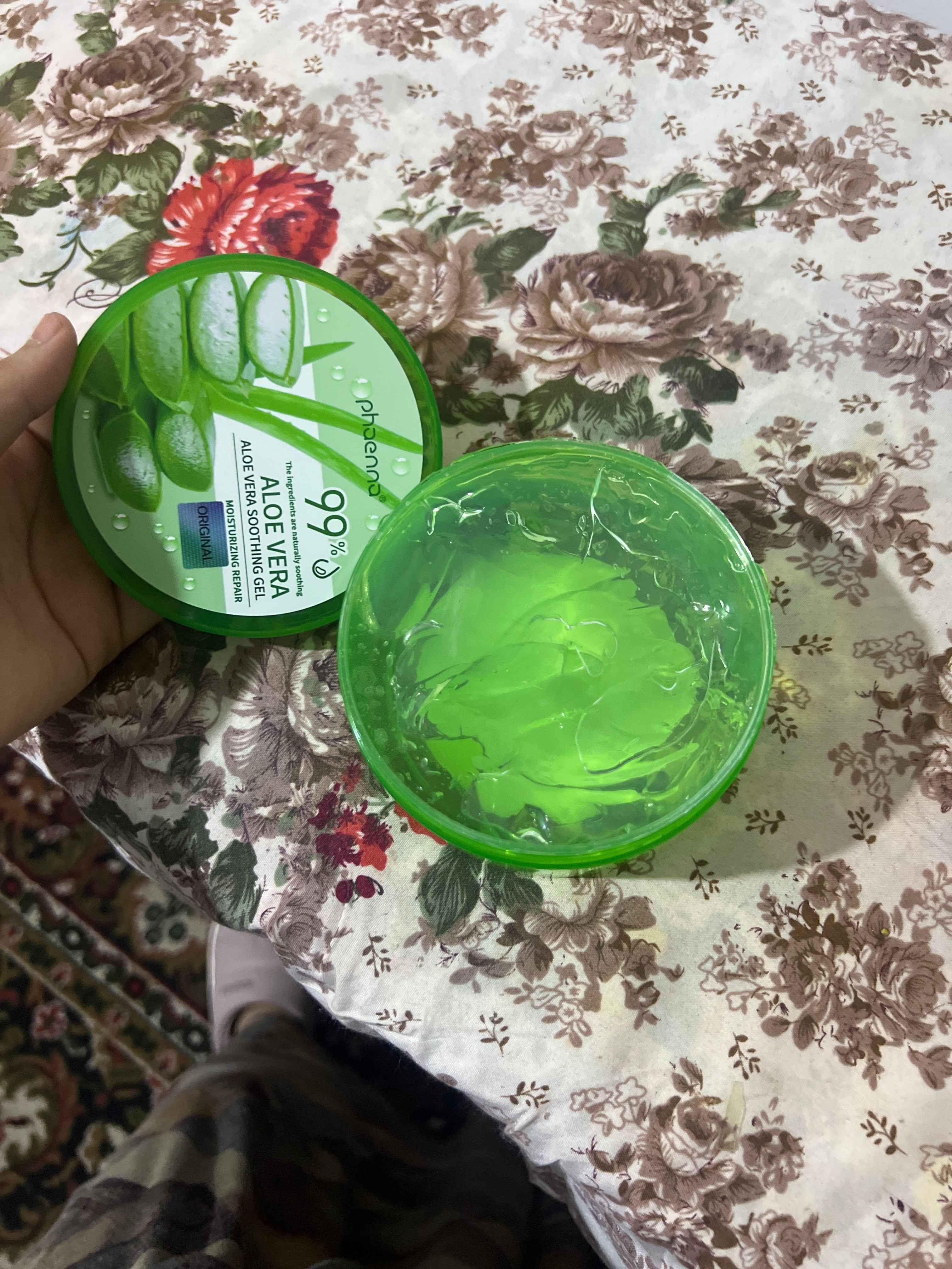 Yuz va tana uchun Aloe Vera, aloe bilan namlantiruvchi gel, 99% tiklovchi gel, 100 ml