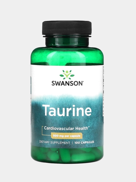 Swanson Таурин 500 мг, Taurine, 100 капсул