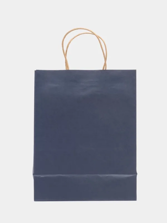 Sovg'a sumkasi bayramona qog'ozli tutqich bilan kraft paketlari 2dona 5dona 10dona 27*21см
