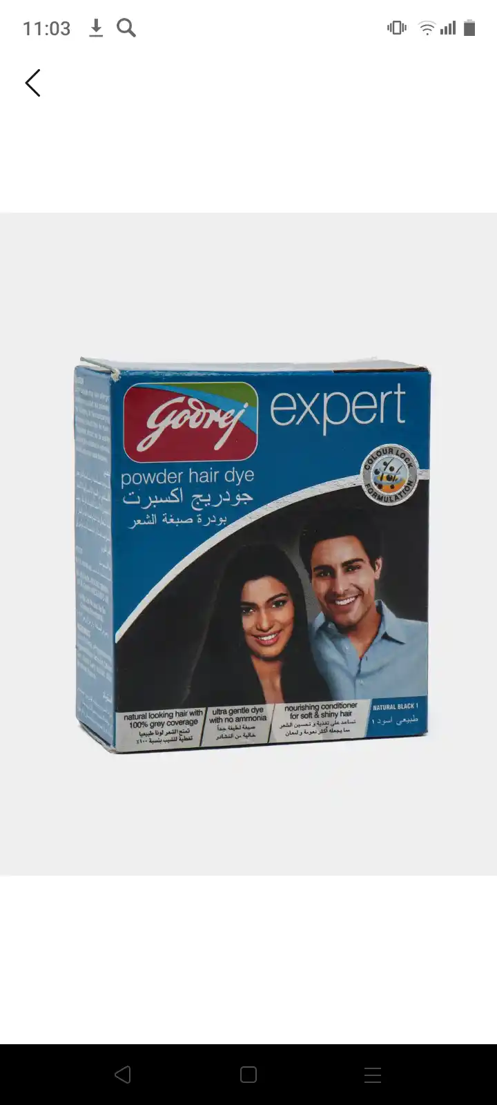 Порошковая краска для бровей Godrej Expert