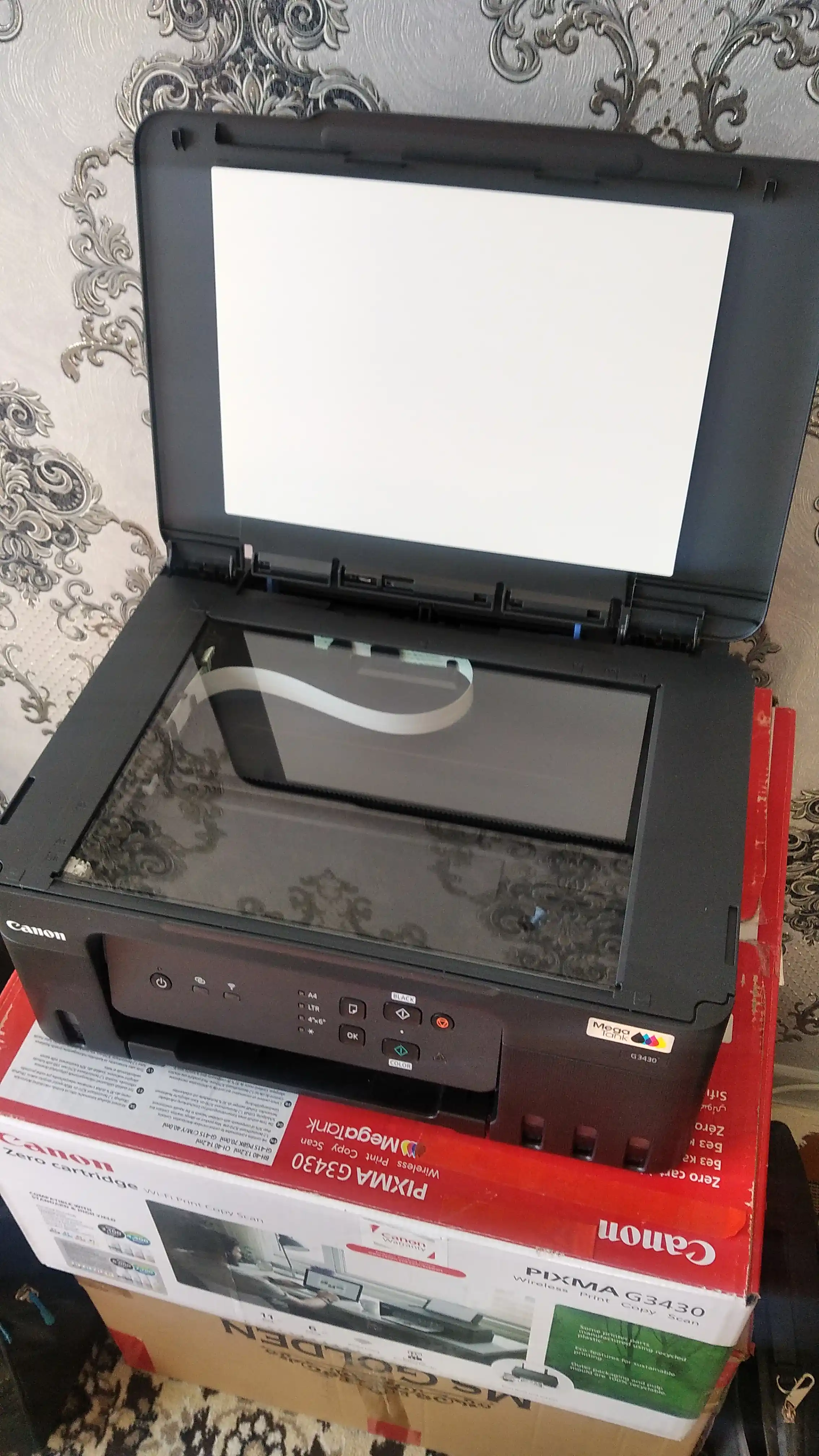 Rangli printer Canon PIXMA G3430 3 tasi 1 da, Wi-Fi, skaner va chop etish, MFP