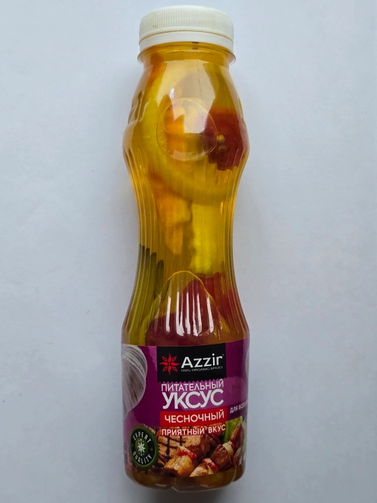 Уксус чесночный 10% для всех блюд от "Azzir", 300 мл - 