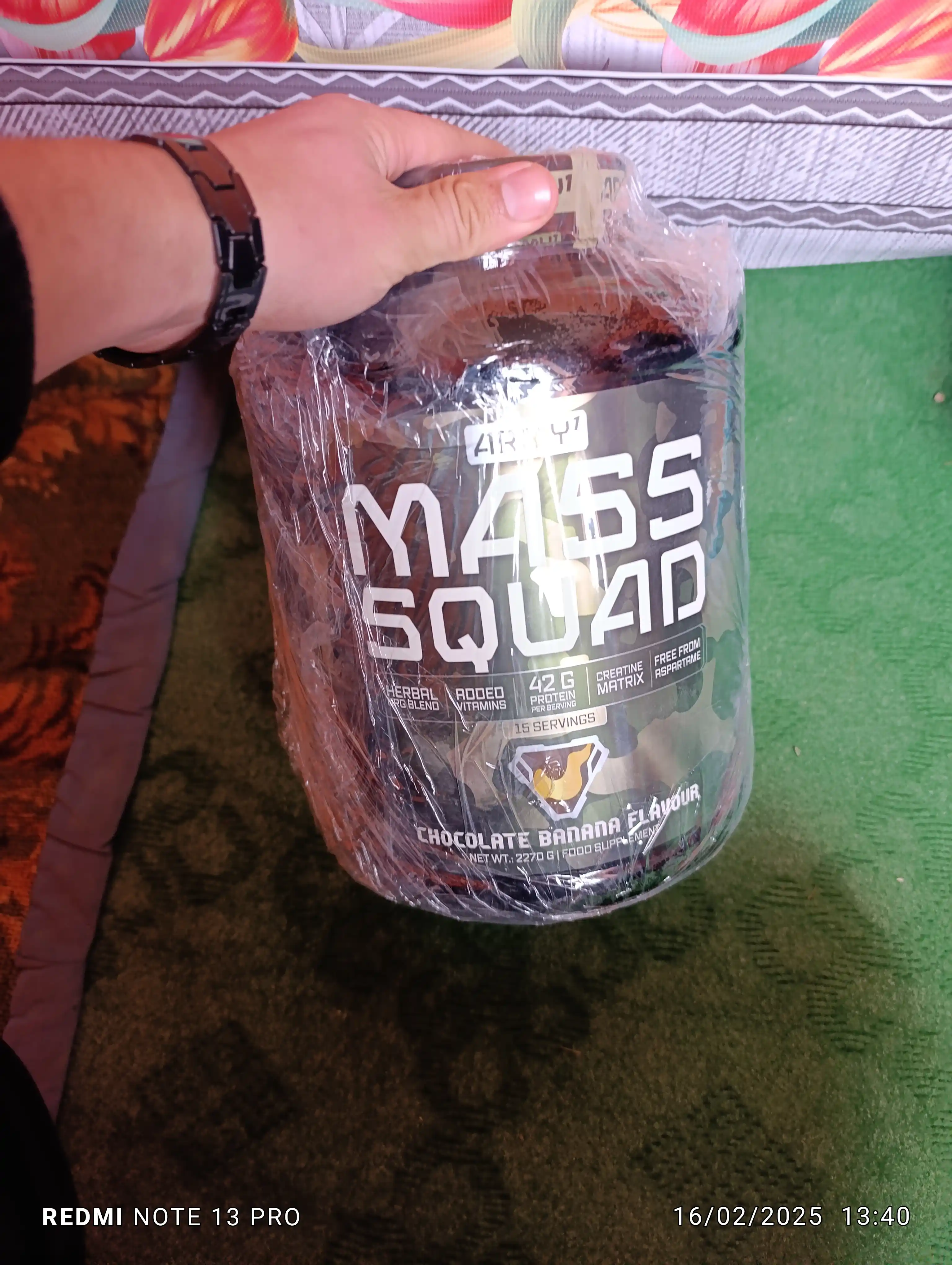 Гейнер для массы Army1 MASS SQUAD 2.27 кг, халяль