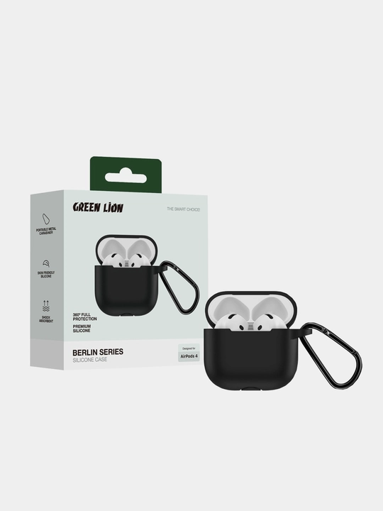 Чехол для наушников Green Lion Berlin Series Silicone Case, AirPods 4