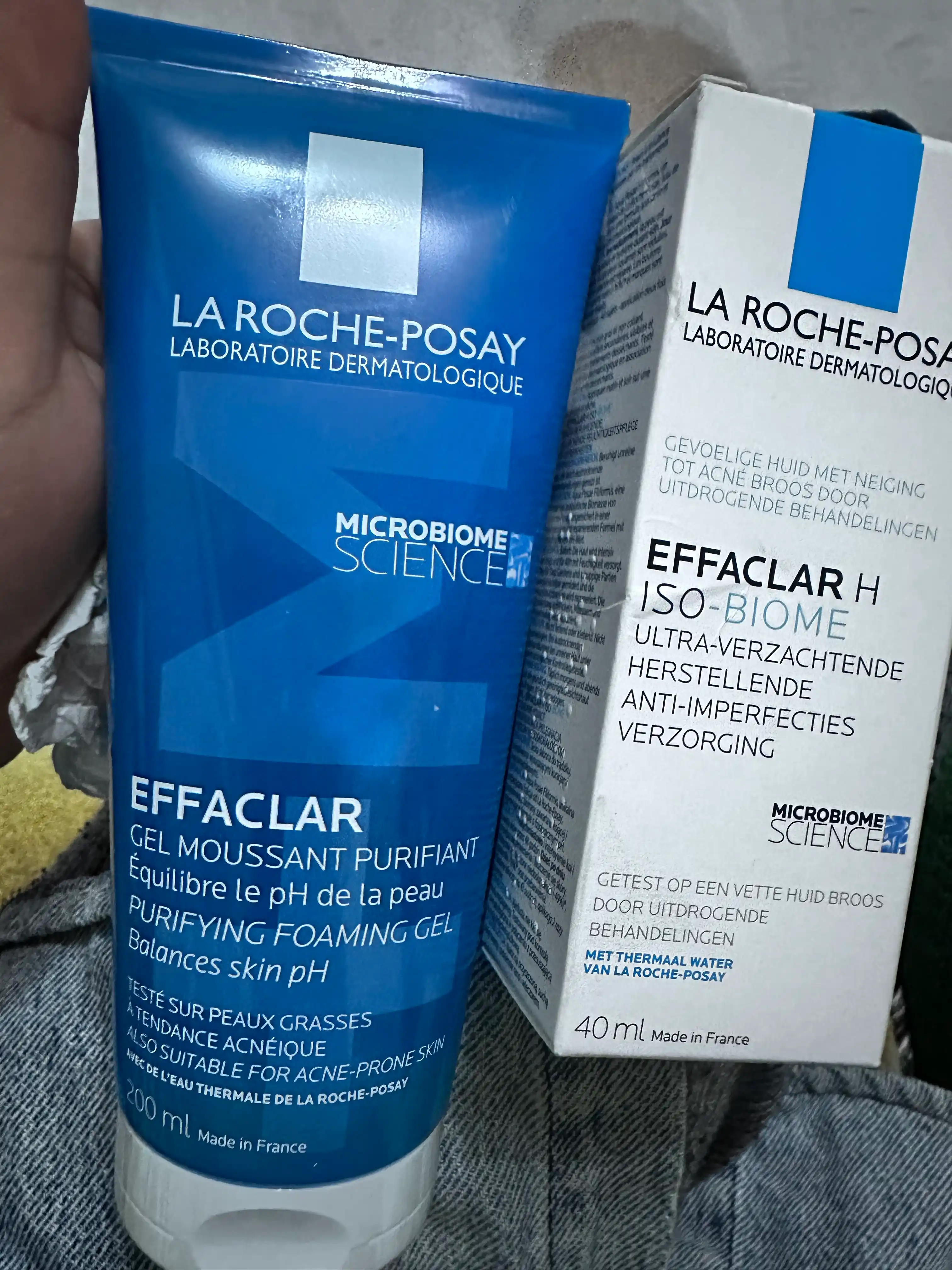 Ultra tinchlantiruvchi tiklovchi parvarish LA ROCHE-POSAY EFFACLAR Н ISO-BIOME, nomukammallikka qarshi, 40 ml