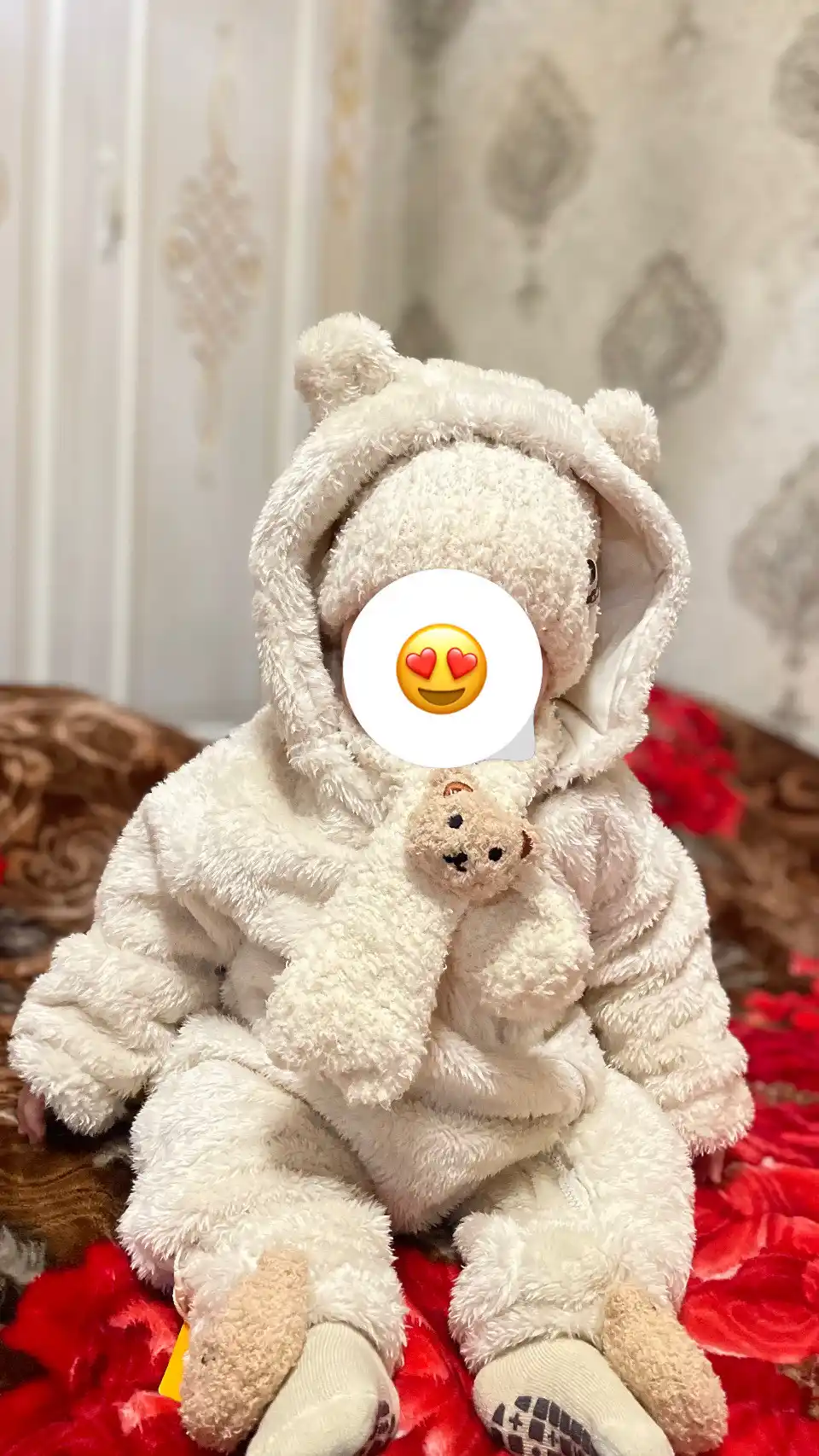 Плюшевый комбинезон для новорожденных малышей Teddy Bear