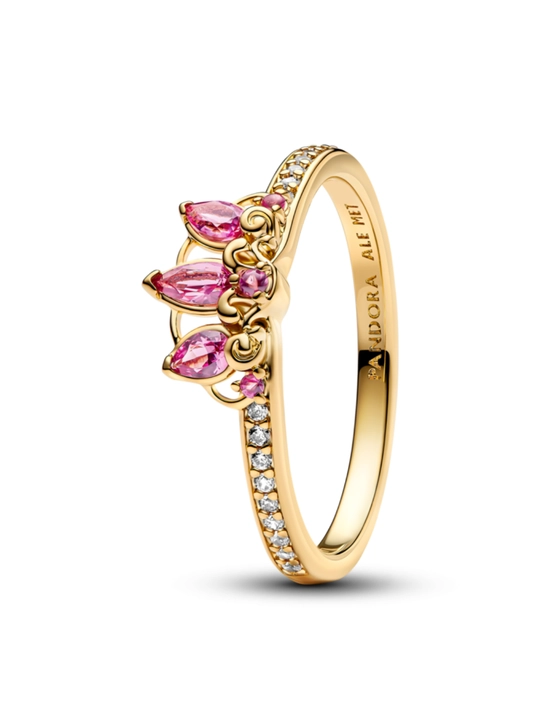 Кольцо Pandora Сердце с двумя полосками 193100C01, серебро 925, цирконий