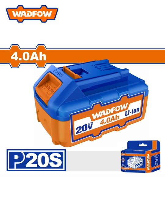 Lityum-ion batareya Wadfow 20V/2.0Ah/3.0Ah/4.0Ah/5.0Ah