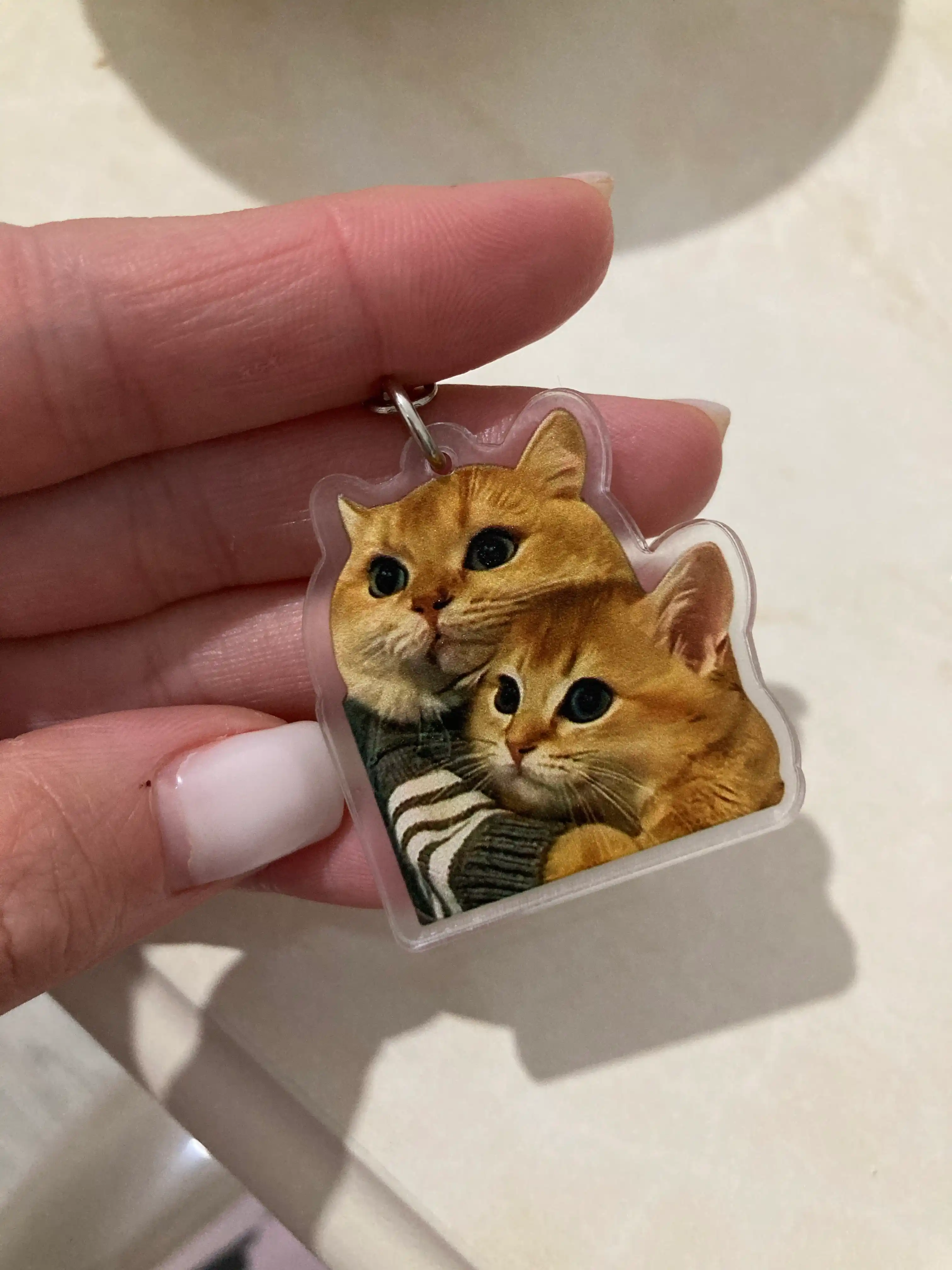 Брелок для ключей в виде кота