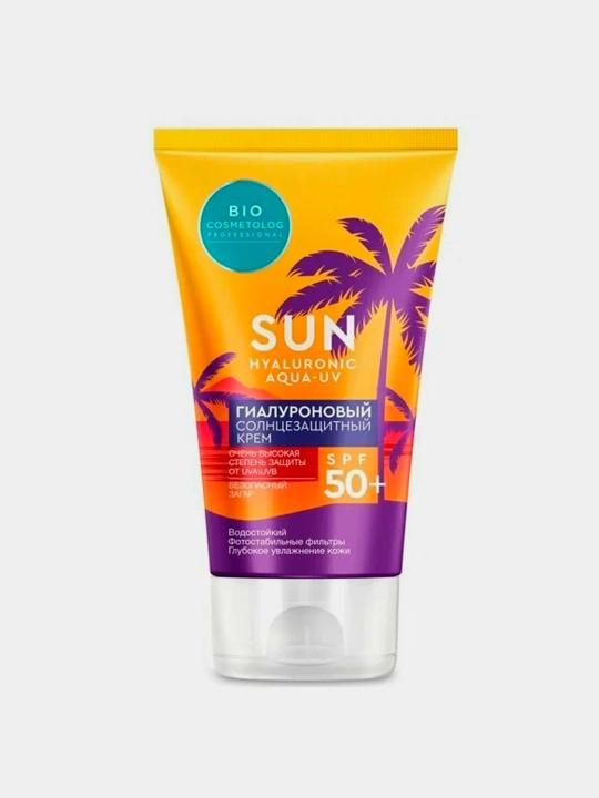 Bio cosmetolog" quyoshdan himoyalovchi gialuron kremi SPF 50+ 75 ml